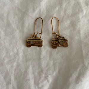 Gold Streetcar Earrings